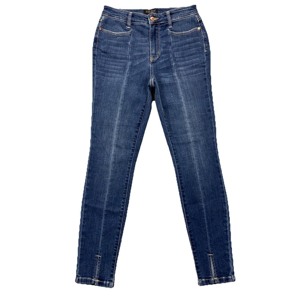 Judy Blue‎ Jeans Womens 3/26 28x29 Blue Skinny Fit High Rise Stretch Denim